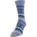  Women’s Recycled Fair Isle Crew Socks (Blue Peacoat,6-9)