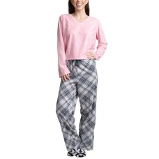 Goodnight Kiss Fleece Top, Pants & Socks 3pc Pajama Gift Set