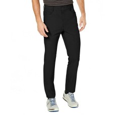 Greg Norman Men’s Lightweight Performance Stretch Pants (Black, 34X30)