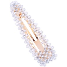 GUESS Gold-Tone Beaded Hair Barrette