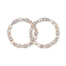 GUESS Medium Crystal Medium Hoop Earrings