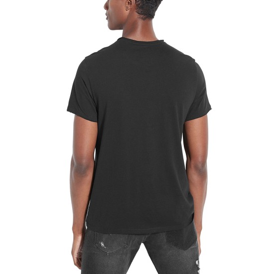  Men’s Land of Mirage Graphic T-Shirt (Black, L)