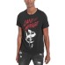  Men’s Land of Mirage Graphic T-Shirt (Black, L)