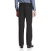 J.M. Men’s Classic/ Regular Fit Stretch Sharkskin Suit Pants, Black, 38X30