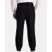  JM Men’s Big &amp; Tall Classic-Fit Stretch Flat-Front Dress Pants (Black 48X29)