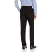  Men's Premium Comfort Straight Fit Flat Front Dress Pant (Black), Black, 36X29