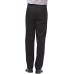  Men’s Premium No-Iron Classic-fit Expandable-Waist Pleat-Front Pant, Black, 34X29