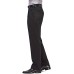  Men’s Premium No-Iron Classic-fit Expandable-Waist Pleat-Front Pant, Black, 34X29
