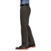  Men’s Premium No-Iron Classic-fit Expandable-Waist Pleat-Front Pant, Dark Grey, 34X29