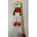Handmade Amigurumi Cotton Snowman Doll Plush Baby Sleep Toy