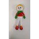 Handmade Amigurumi Cotton Snowman Doll Plush Baby Sleep Toy