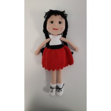 Handmade Amigurumi Crochet Wool Long Short Braided Hair Girls For Fun Game