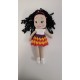 Handmade Amigurumi Crochet Wool Long Short Braided Hair Girls For Fun Game, Mixed Color Girl - 5.90 inches, 5.90