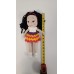 Handmade Amigurumi Crochet Wool Long Short Braided Hair Girls For Fun Game, Mixed Color Girl - 5.90 inches, 5.90