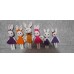 Handmade Amigurumi Rabbit Toy Buddy Bunny Easter Bunny Doll For Kids Unicex, Orange Rabbit-5.51 inches