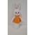 Orange Rabbit 2- 4.72 inches