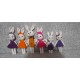 Handmade Amigurumi Rabbit Toy Buddy Bunny Easter Bunny Doll For Kids Unicex, Purple Rabbit- 5.11 inches