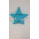 Handmade Amigurumi Wool Star Toy, Crochet Toy, Stuffed Star Toy, Cotton Toy, Blue