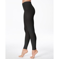 Hanes Women’s Matte Opaque Legging, Black, Medium