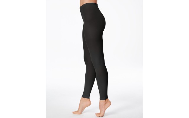  Women’s Matte Opaque Legging, Black, Medium