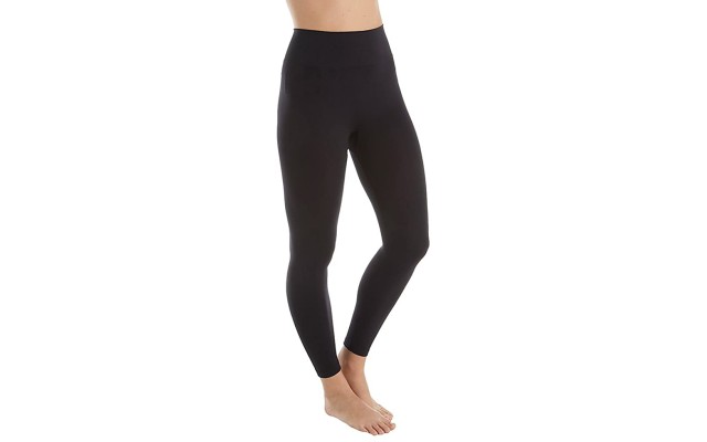  Women’s Perfect Bodywear Seamless Legging with ComfortFlex Waistband (Black, Large)