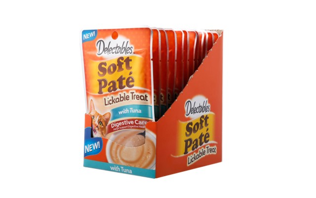  Delectables Soft Pate Tuna Digestive Care Cat Treats 12 pack