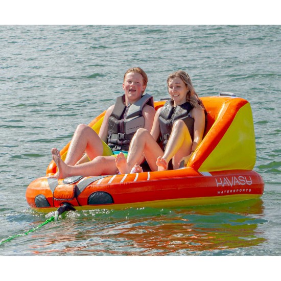  Low Tide, 1-3 Rider Towable, w/ 60′ WSIA Tube Rope