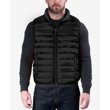 Hawke & Co. Outfitters Men’s Reversible Packable Vest (Black, Large)