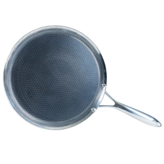  Commercial 12-Inch Fry Pan Non-Stick Hybrid Stainless