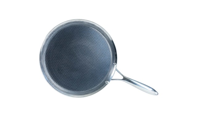  Commercial 12-Inch Fry Pan Non-Stick Hybrid Stainless