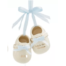 Holiday Lane Baby’s First Christmas 2017 Ornament (Blue String Booties)