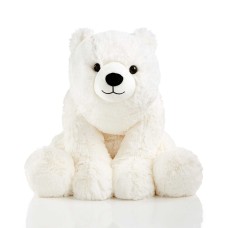 Holiday Lane Small 16″ Plush Polar Bear, White