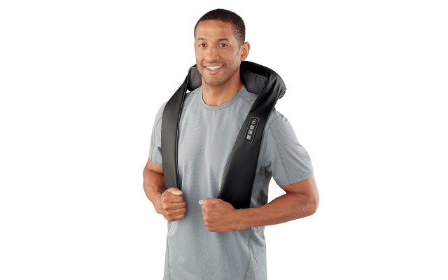  Quad Action Shiatsu Kneading Neck & Shoulder Massager with Heat