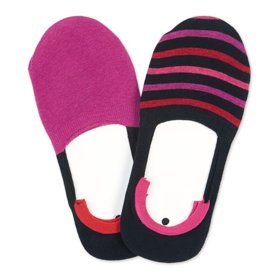  2-Pk. Women’s Sneaker Liner Socks, Purple, One Size