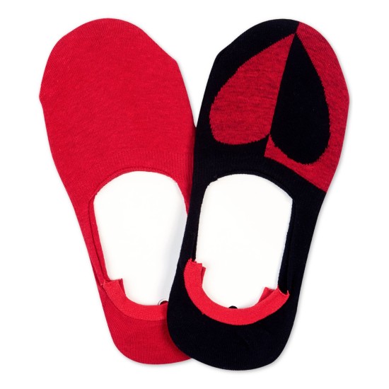 2-Pk. Women’s Sneaker Liner Socks, Red Hot, One Size