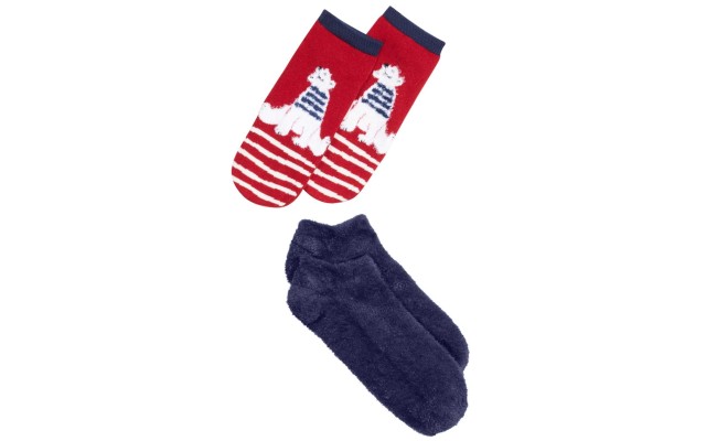  Footsie Socks Gift Box (Red, One)