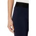  High-Waist Blackout Ponté-Knit Leggings (Navy, X-Small)