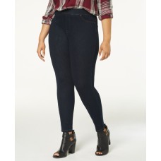 Hue Plus Size Original Denim Leggings (Dark Blue)