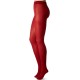  Sheer to Waist Basic Tights (Bright Red, S)