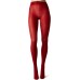  Sheer to Waist Basic Tights (Bright Red, S)