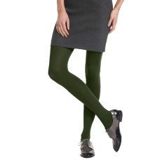 HUE Super Opaque Tights with Control Top (Shadow Olive, 1)