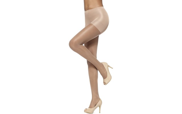  Women’s Control Top Silky Sheer Tights Hosiery (Tan, 3)
