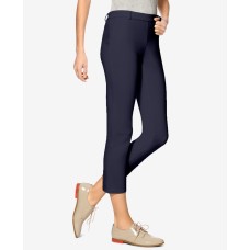 Hue Women’s Little Cropped Treggings (Navy, Small)