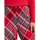  Women's Matching Pajama Set (Red), Red, Large