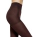  Women’s Opaque Control Top Tights (Espresso, X-Large )