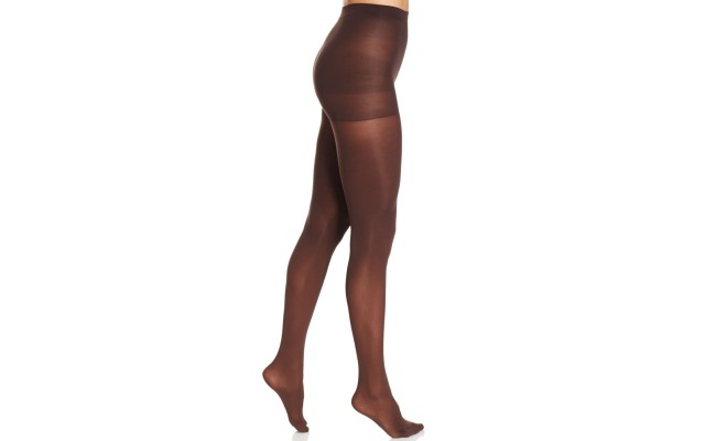  Women’s Opaque Control Top Tights (Espresso, X-Large )