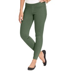 HUE Women’s Original Denim Leggings (Shadow Olive, 2X)