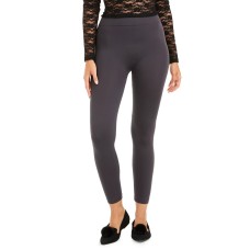 Hue Womens Solid Cozy Lined Seamless Leggings