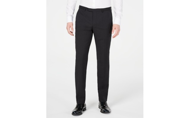 HUGO  Men’s Slim-Fit Stepweave Suit Pants