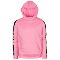 Ideology Big Girls Fleece Tape-Trim Hoodie Sweatshirts, Pink, X-Large